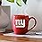 Rico Industries NFL Football New York Giants Alternate 16 oz Team Color Laser Engraved Speckled Ceramic Coffee Mug