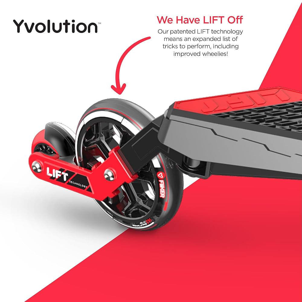 Amazon.com: Yvolution Y Fliker Lift Drift Scooter – 3-Wheel