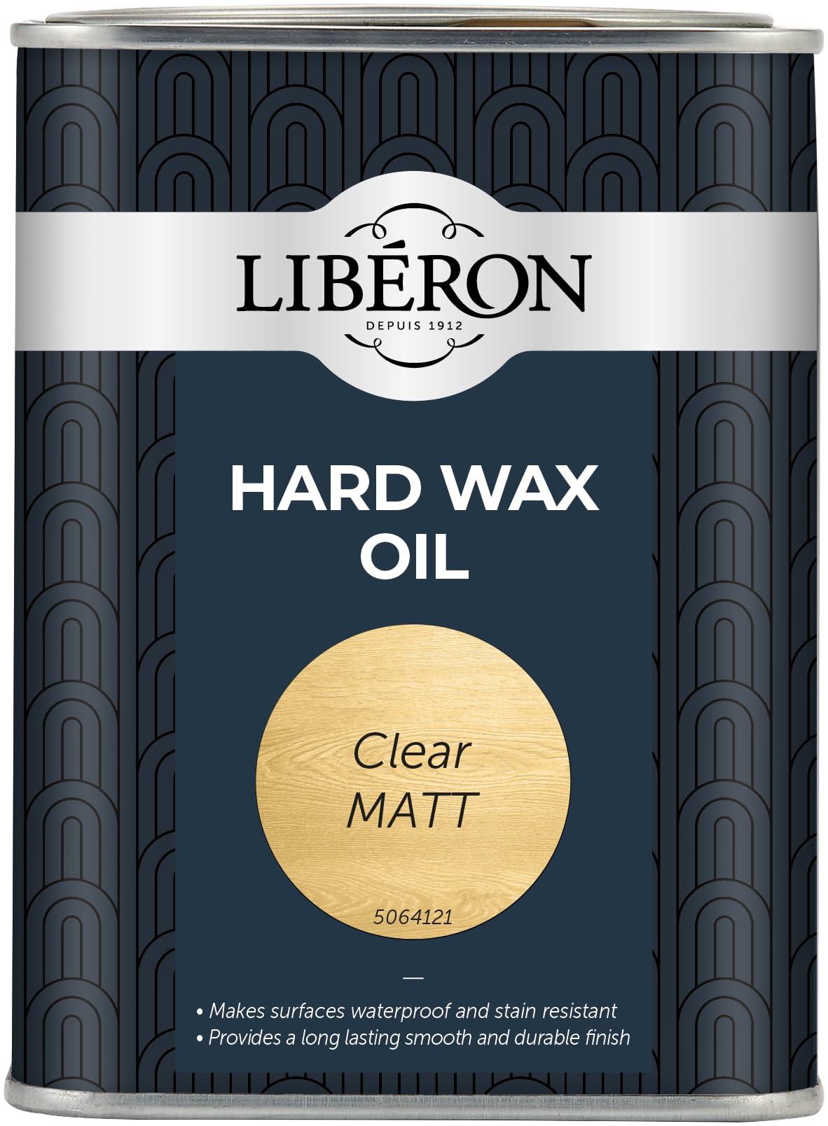 Liberon 104466 Hard Wax Oil Clear Matt 1 litre