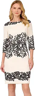 Adrianna Papell ドレスScroll Lace Short Dressレディース