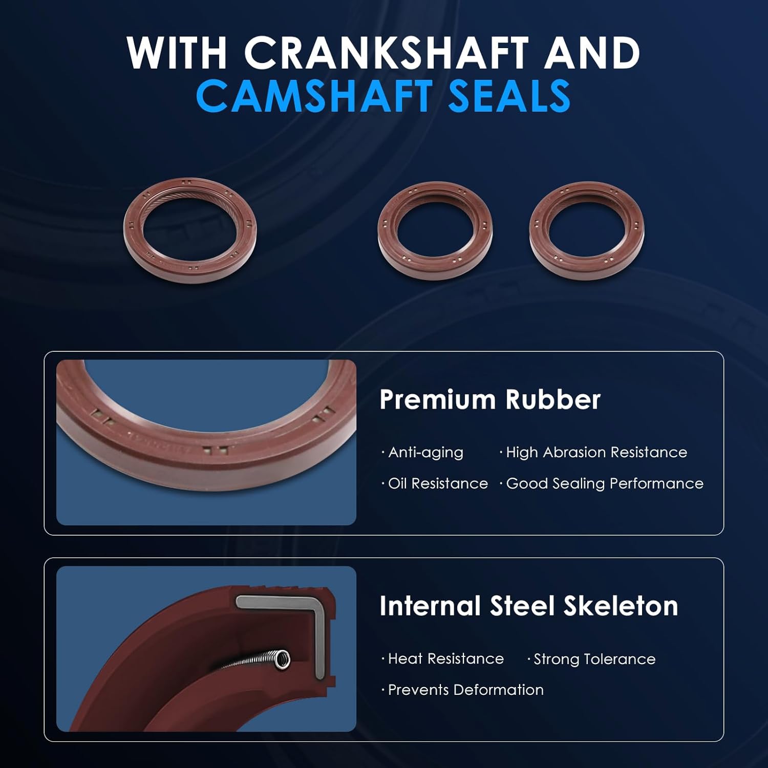 ECCPP Timing Belt Kit with Water Pump Compatible 2001 2002 2003 2004 2005 For Hyundai Santa Fe 1999-2005 For Hyundai Sonata 2001-2006 For Spectra Optima TBK123 WP123 24410-38001