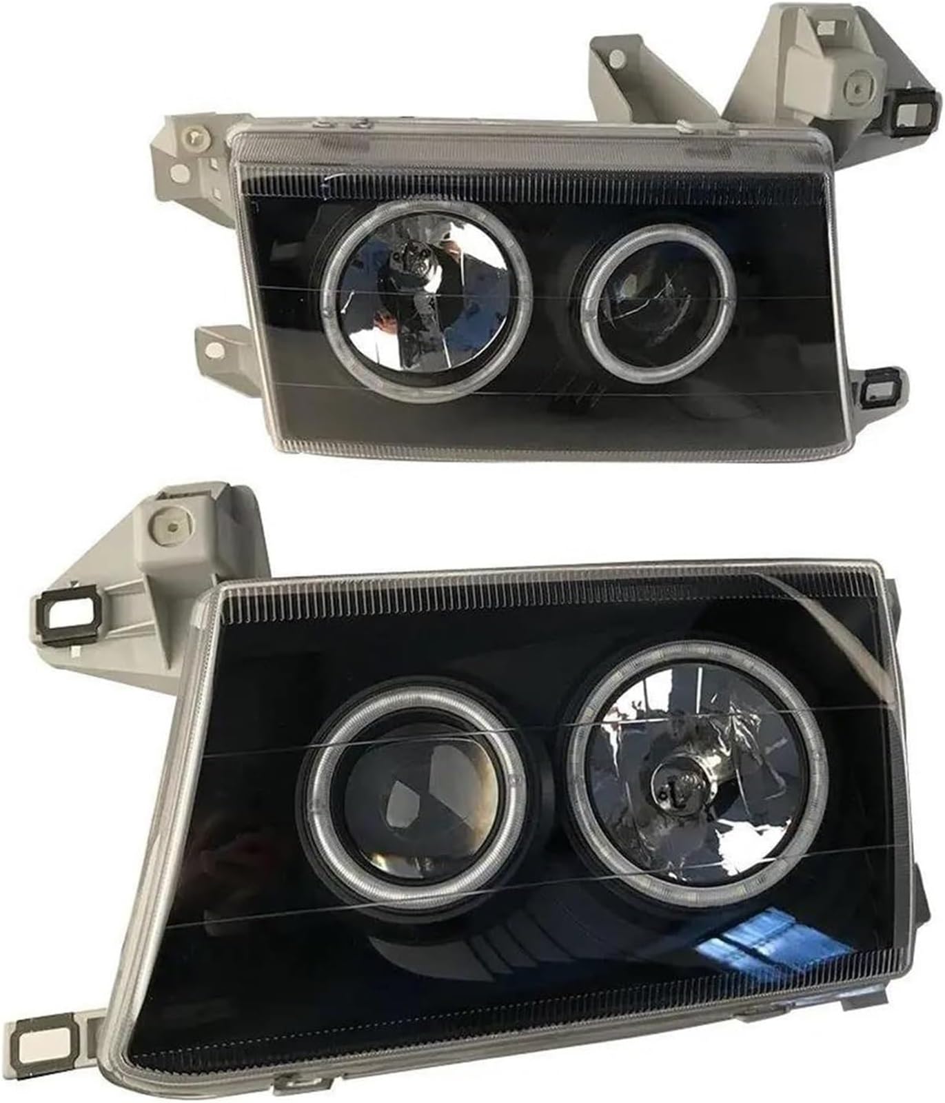 Genérico Bombillas para faros delanteros de coche Faro delantero para Toyota para Hilux, SURF, para 4runner KZN185 (1996-2000), luz de cruce y de lejos.