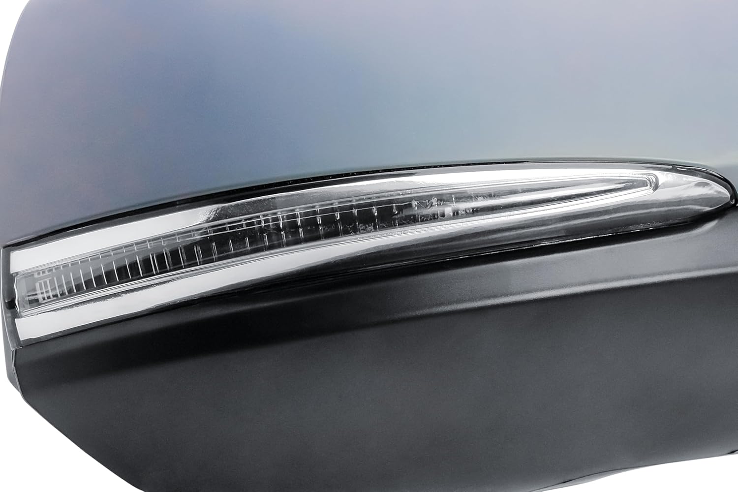 Passenger Right Side Door Mirror Power and Heated Glass with BLIS Turn Signal Light and Primer Back Manual Folding for Toyota Tacoma 2017-2023