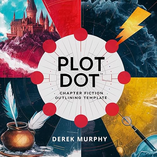 The Plot Dot: A Visual Guide to Plotting Unforgettable Scenes: And Adult Coloring Book for Authors