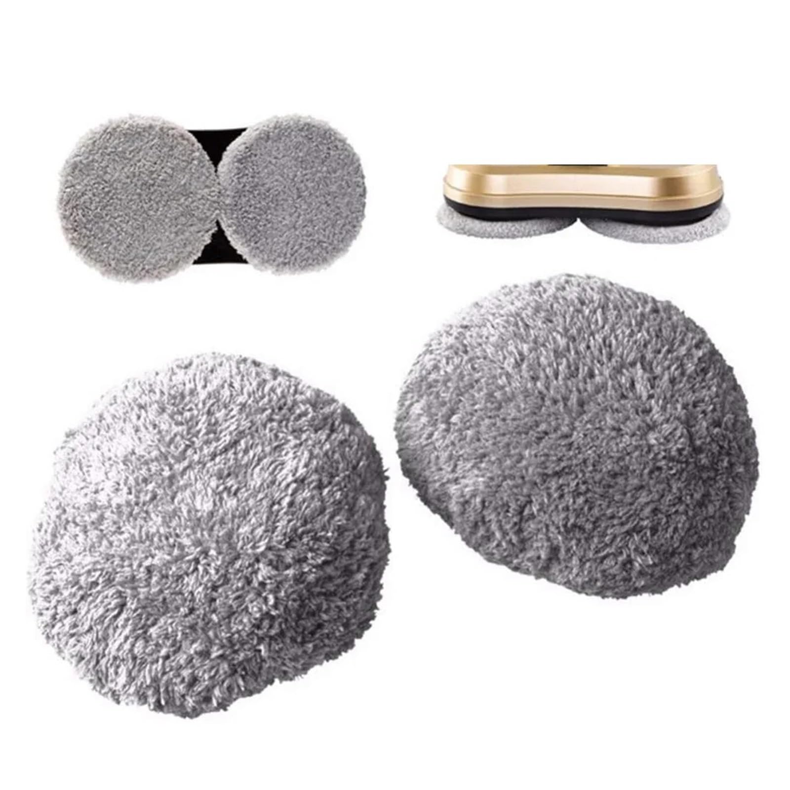 Panno universale for mop rotondi, compatibile con HUTT, panni for robot lavavetri DDC5 DDC55, kit di vestiti for la pulizia dei vetri(24PCS)