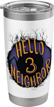 Hello Neighbor 3 Classic Logo Design Stainless Steel Insulated Tumbler