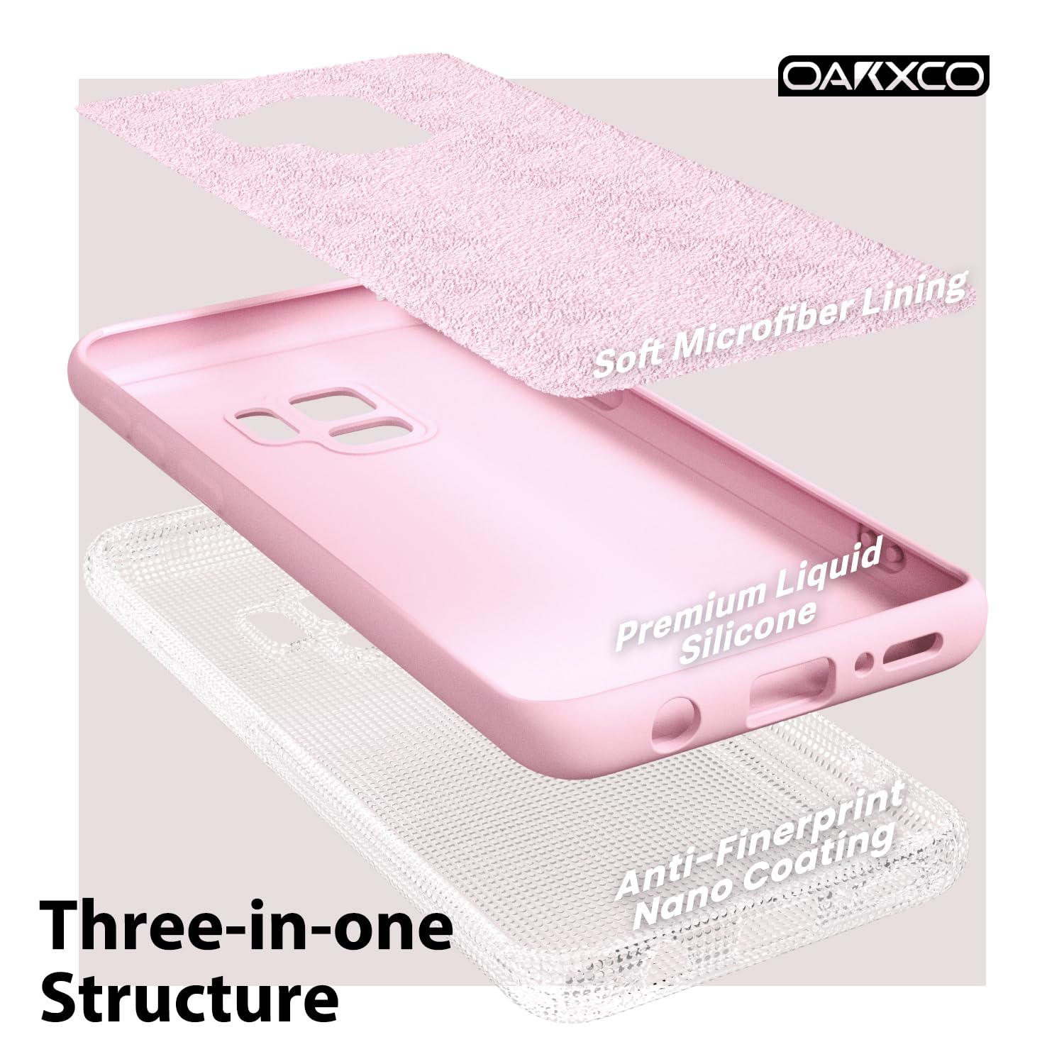 oakxco for Samsung Galaxy S24 Ultra Phone Case Liquid Silicone, Thin Slim Soft Rubber Gel TPU Plain Simple Cover for Women Girl Cute, Matte Solid Color, Brown Khaki Nude — view 148