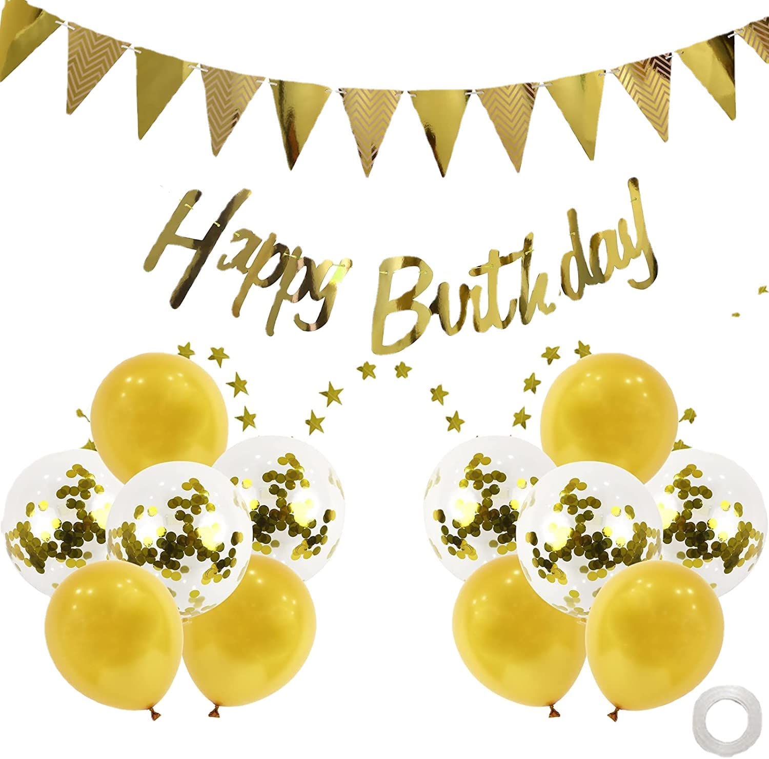 Buy Happy Birthday Banner, Birthday Decoration Supplies Birthday Banner