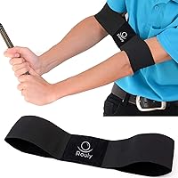 Vista 1 de Entrenador para el Swing de Golf, Banda Correctora de Swing para el Brazo, Swing Fácil Negro