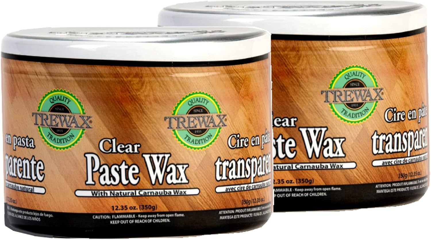 Trewax 887172176 2Pack Paste Wax, 12.35Ounce, Clear Amazon.ca