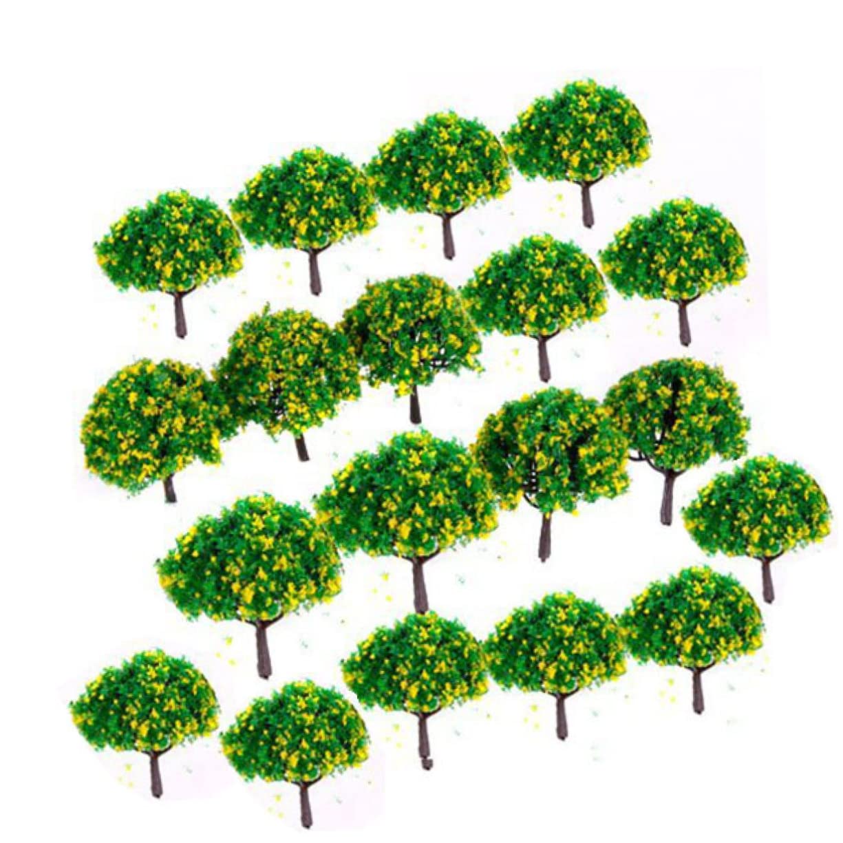 IMIKEYA 60pezzi Con Gialli Per Diorama e Modellismo Decorazione Per e Architettonici