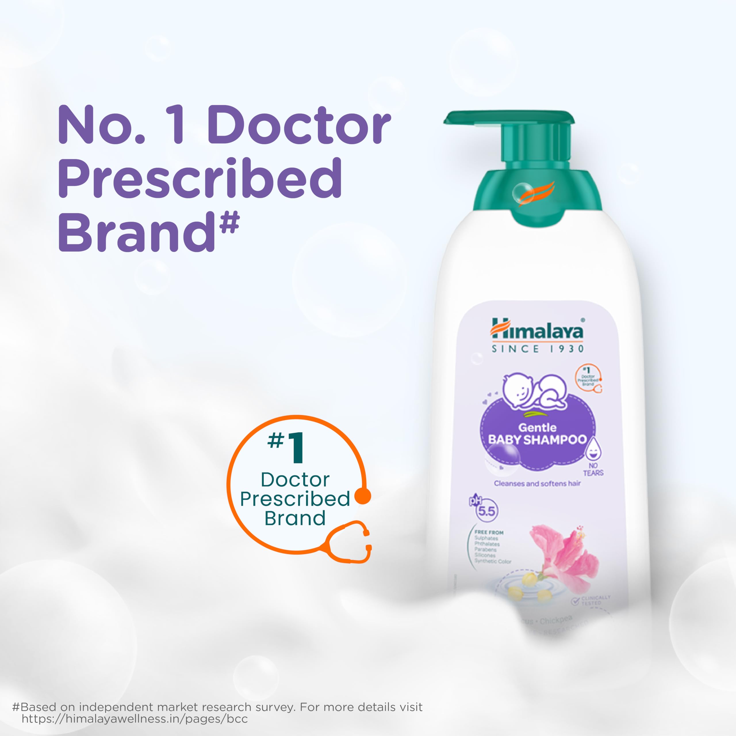 Himalaya Gentle Baby Shampoo with phyto-proteins|No Tears|pH 5.5|600ml 4