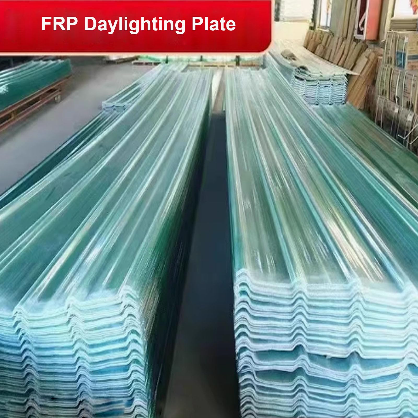 Placa de Iluminación Natural de FRP de 1,5 mm,Tejas Impermeables para Techos,Láminas Corrugadas para Techos,Panel de Techo de Cobertizo con Aislamiento Térmico,para Garajes (0.9x0.5m/35x20in,12 Pcs)