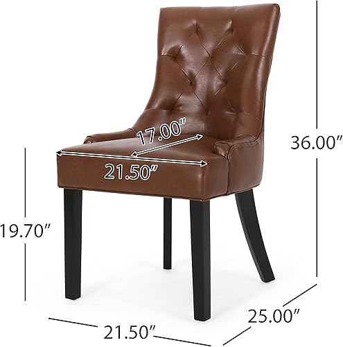 Miniatura 3 de Juego de 2 sillas de comedor modernas tapizadas de tela con patas cónicas para comedor, cocina, restaurante, escritorio y juegos de mesa y sillas,