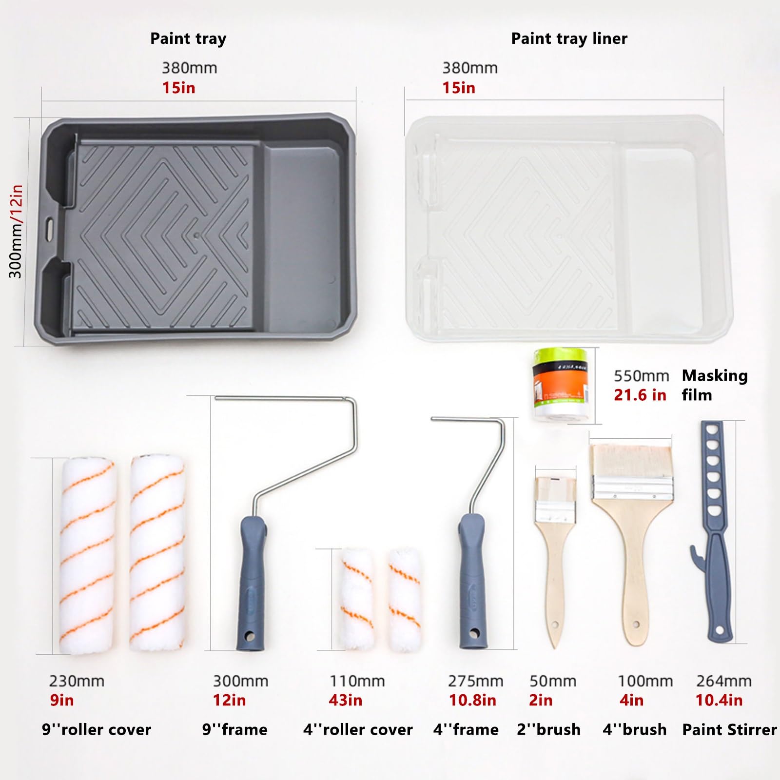 Rodillo para pintar Pinceles y rodillos para pintar, suministros de pintores para mejoras del hogar para gabinetes con pincel, rodillos
