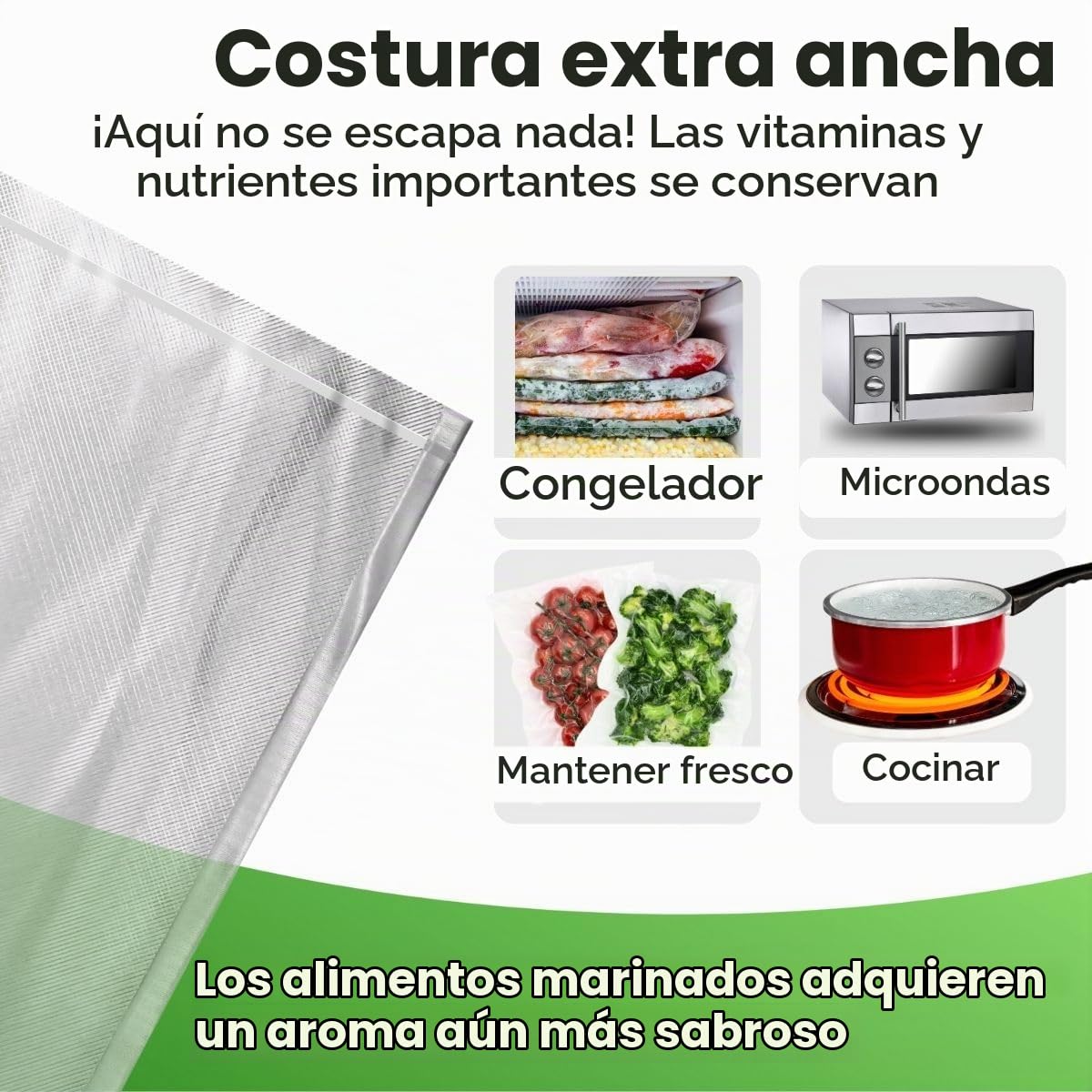 ProfiCook® selladora al vacío | sous vide y cocción al vacío | selladora al vacío incl. 18 bolsas | costura de sellado estable | los alimentos se mantienen frescos 8 veces más | PC-VK 1080