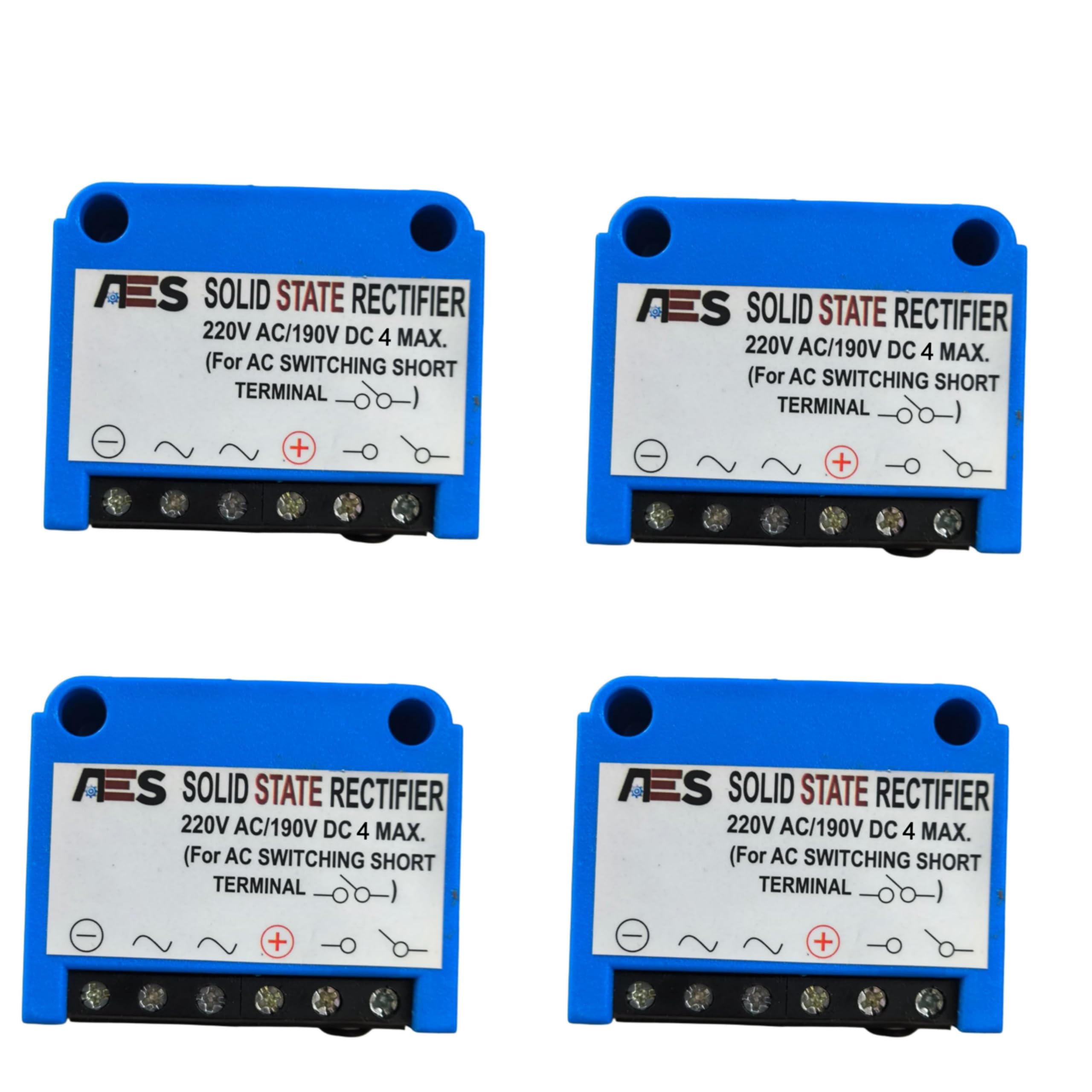 aes solid state rectifier 4amp | converts 220v ac to 190v dc | 190v dc output - 4 amp | compact plug and play converter | compatible with uhd-modle | ac switching short terminal | 45x55x25mm