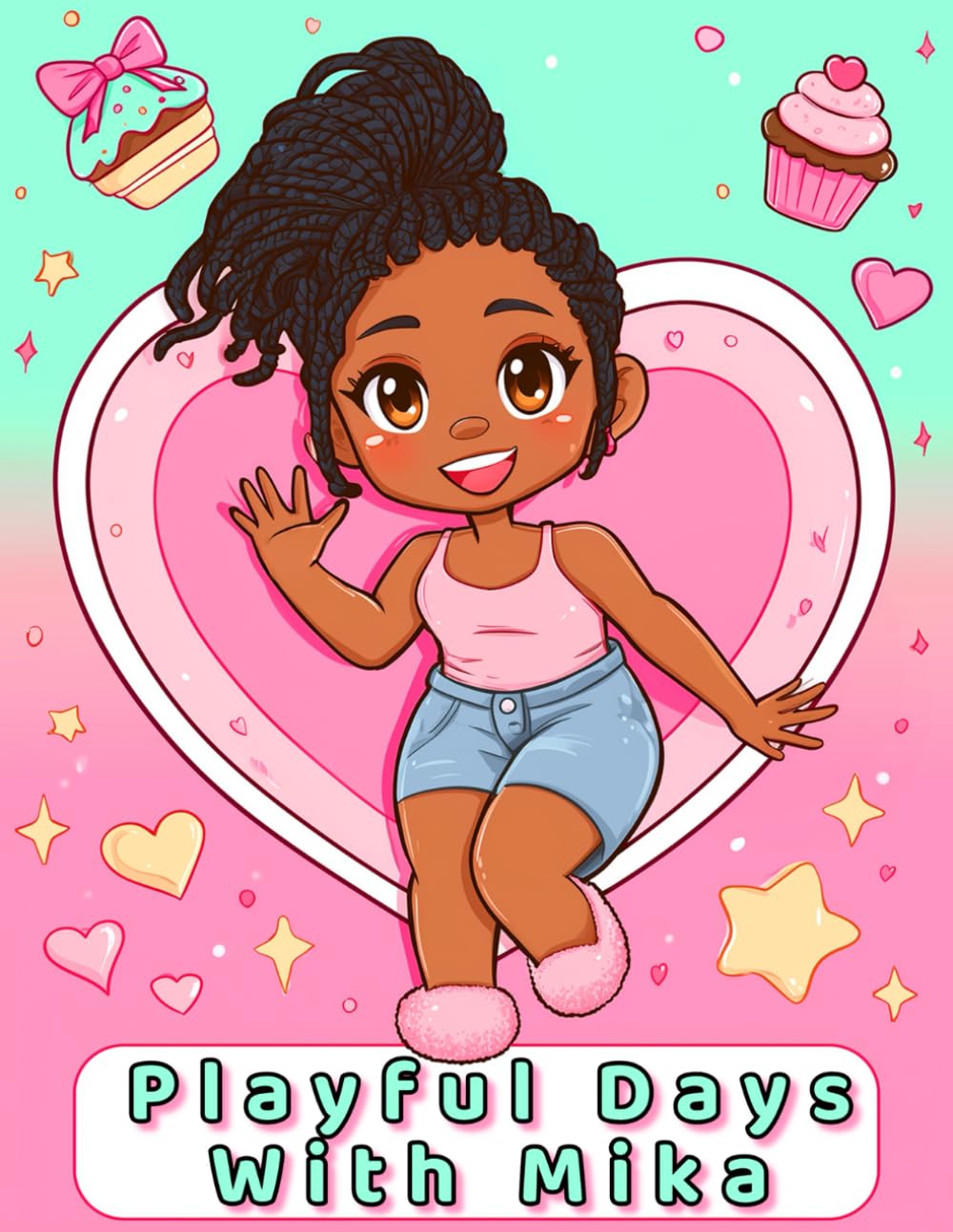 Playful Days with Mika: A Kawaii Chibi Girl Colouring Book of Everyday Adventures