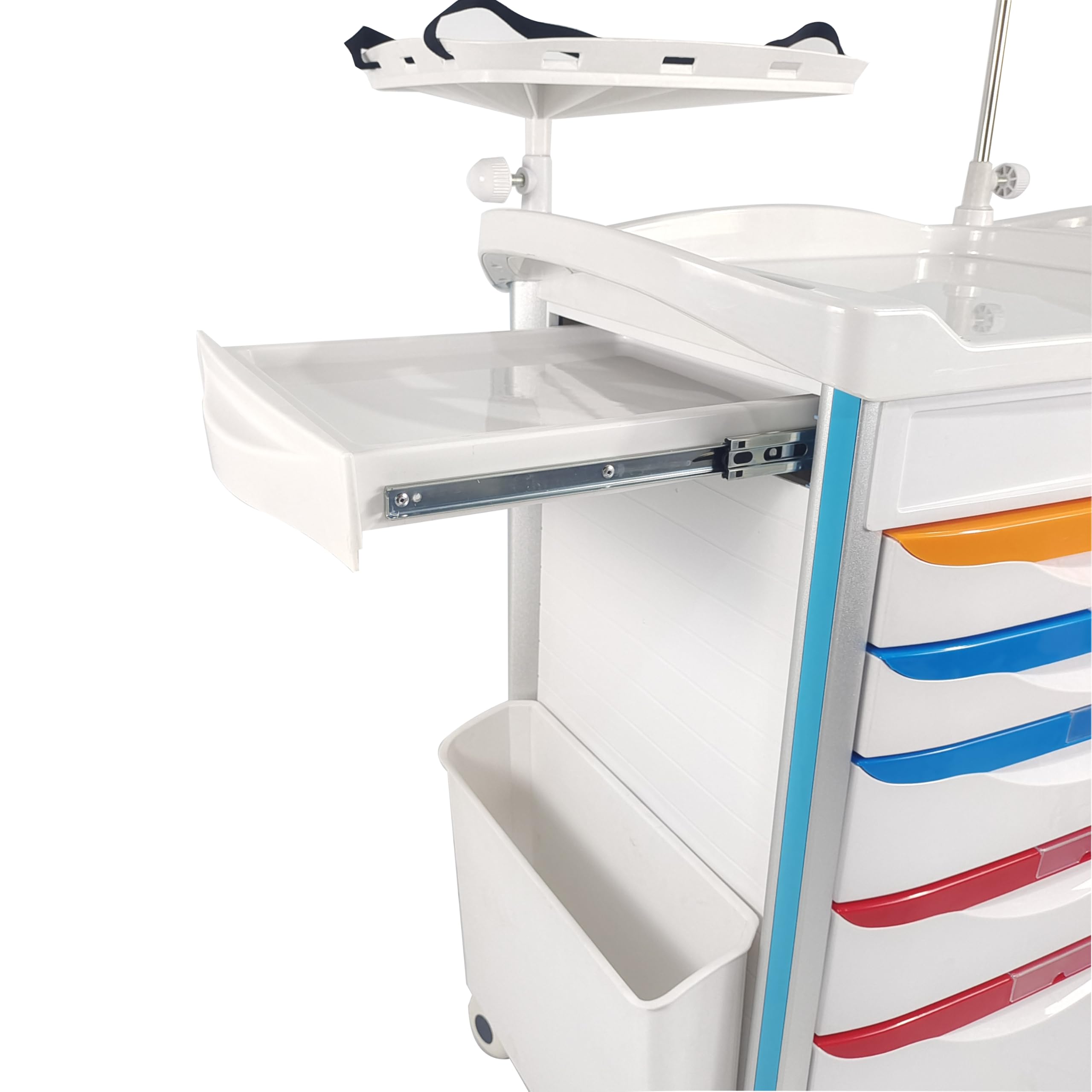 Notwagen mit 5 Schubladen Mobile Medical Notfall Trolley Crash Cart
