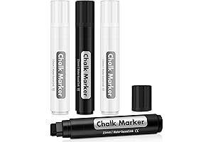 Jumbo Liquid Chalk Markers Vis A Vis, 15mm Wet Erase Pens, Washable...