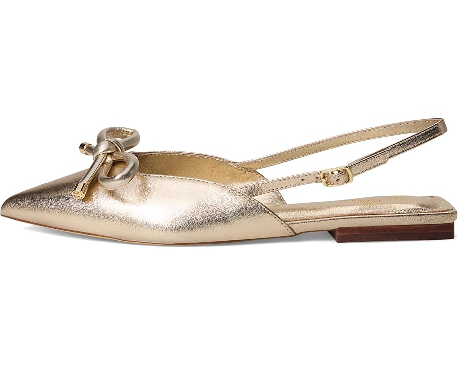 Lilly Pulitzer Brit Leather Bow Slingback - Left View