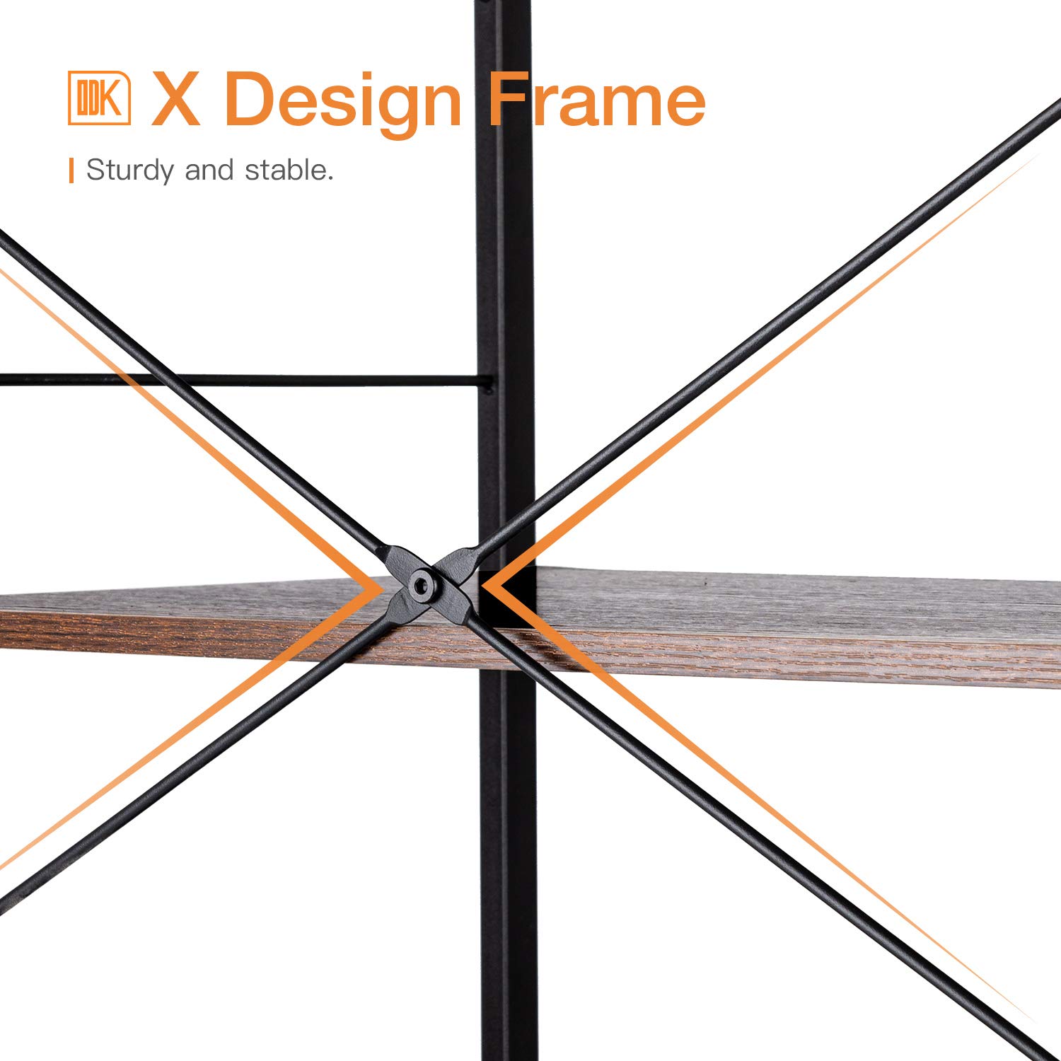 ODK Kitchen Bakers Rack, Utility Storage Shelf Microwave Oven Stand, 3