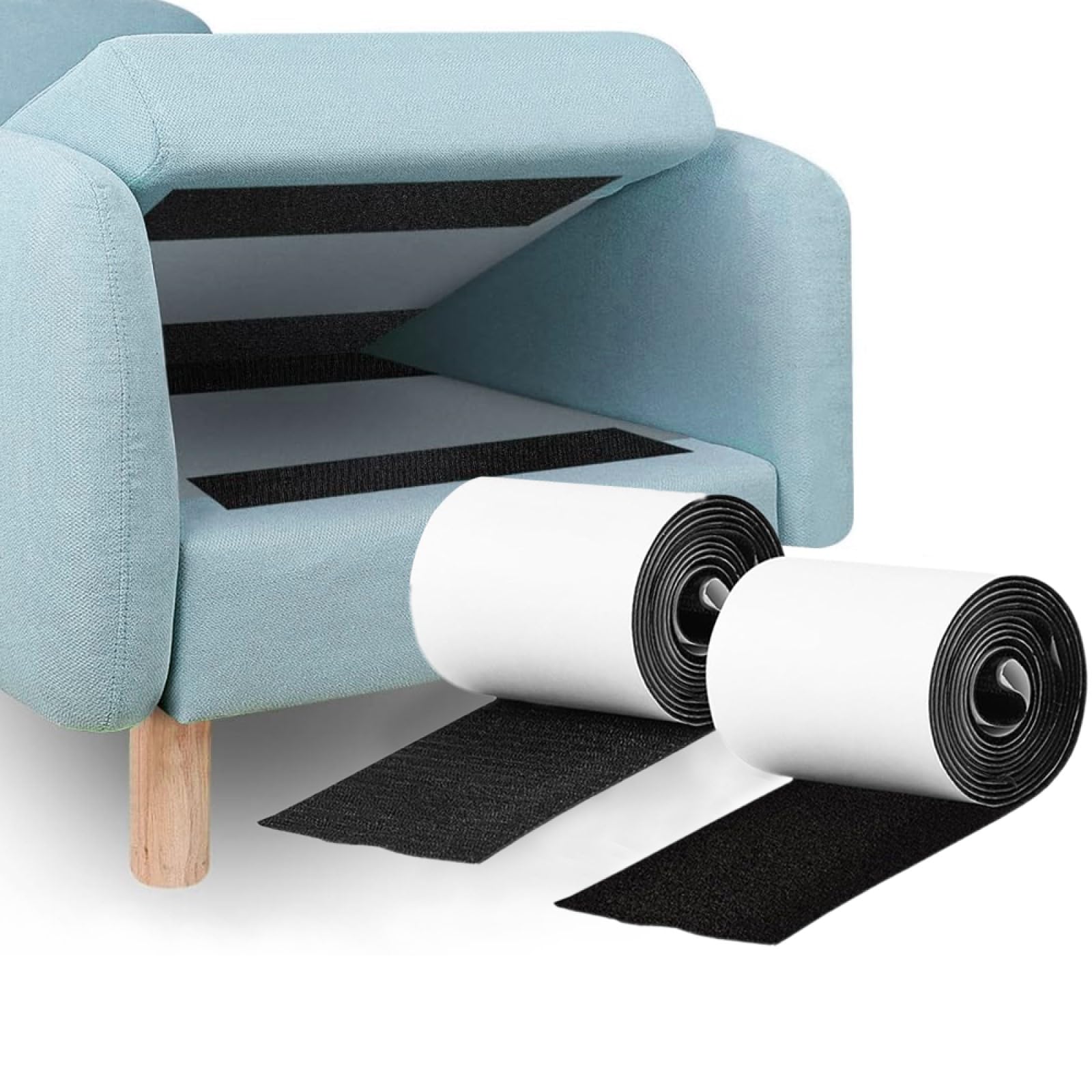 10 cm x 3 m, cinta de resistente, autoadhesiva, extrafuerte, ancha, para tela, sofá, cojín, cierre de, cinta de para coser, alfombrilla de, topper, aplicaciones para casa