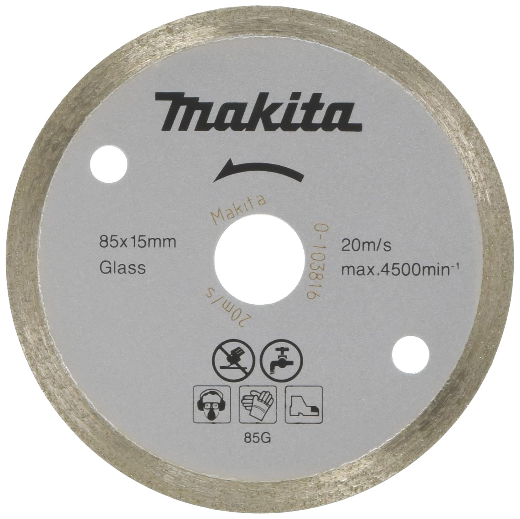 Amazon | マキタ(Makita) ダイヤモンドホイール 外径85mm ガラス用 