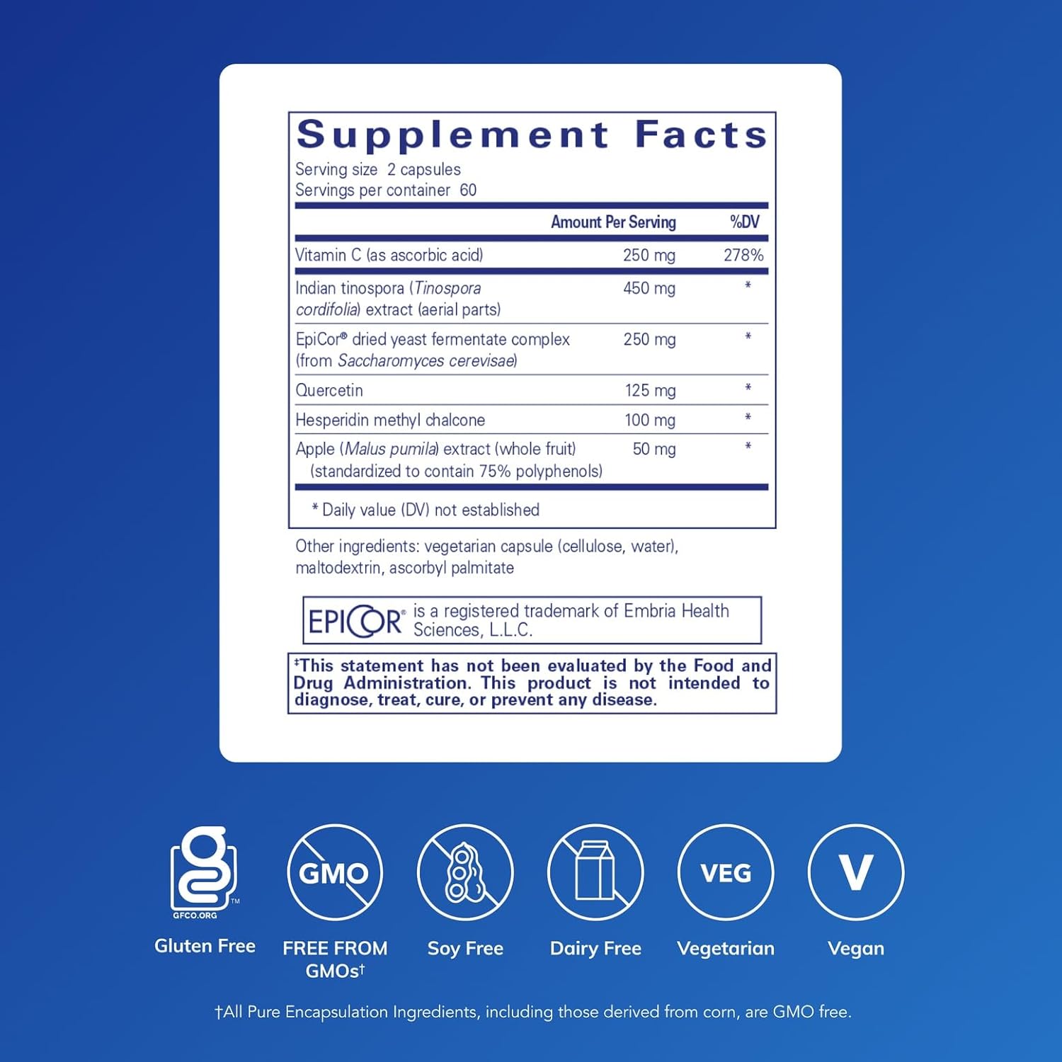 Pure Encapsulations Aller-Essentials | Hypoallergenic Dietary Supplement for Healthy Immune Response and Nasal Function | 120 Capsules - Image 2