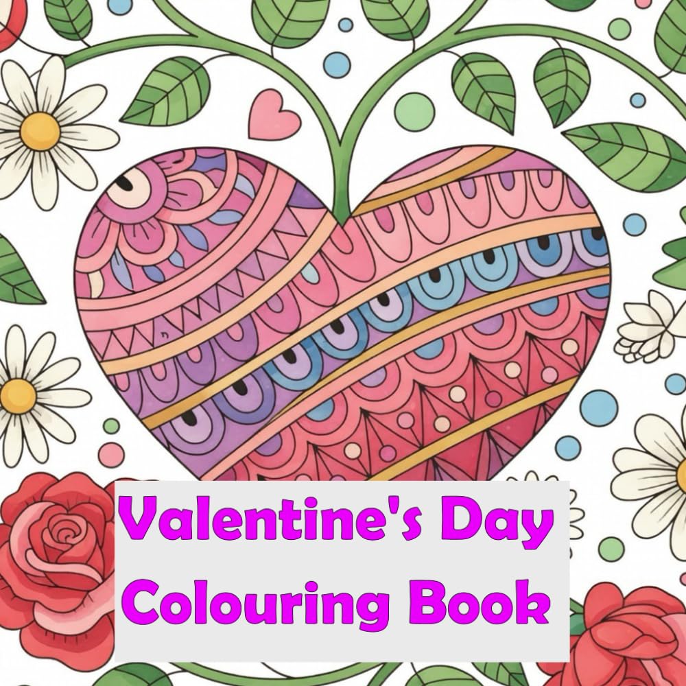 Valentine’s Day Colouring Book