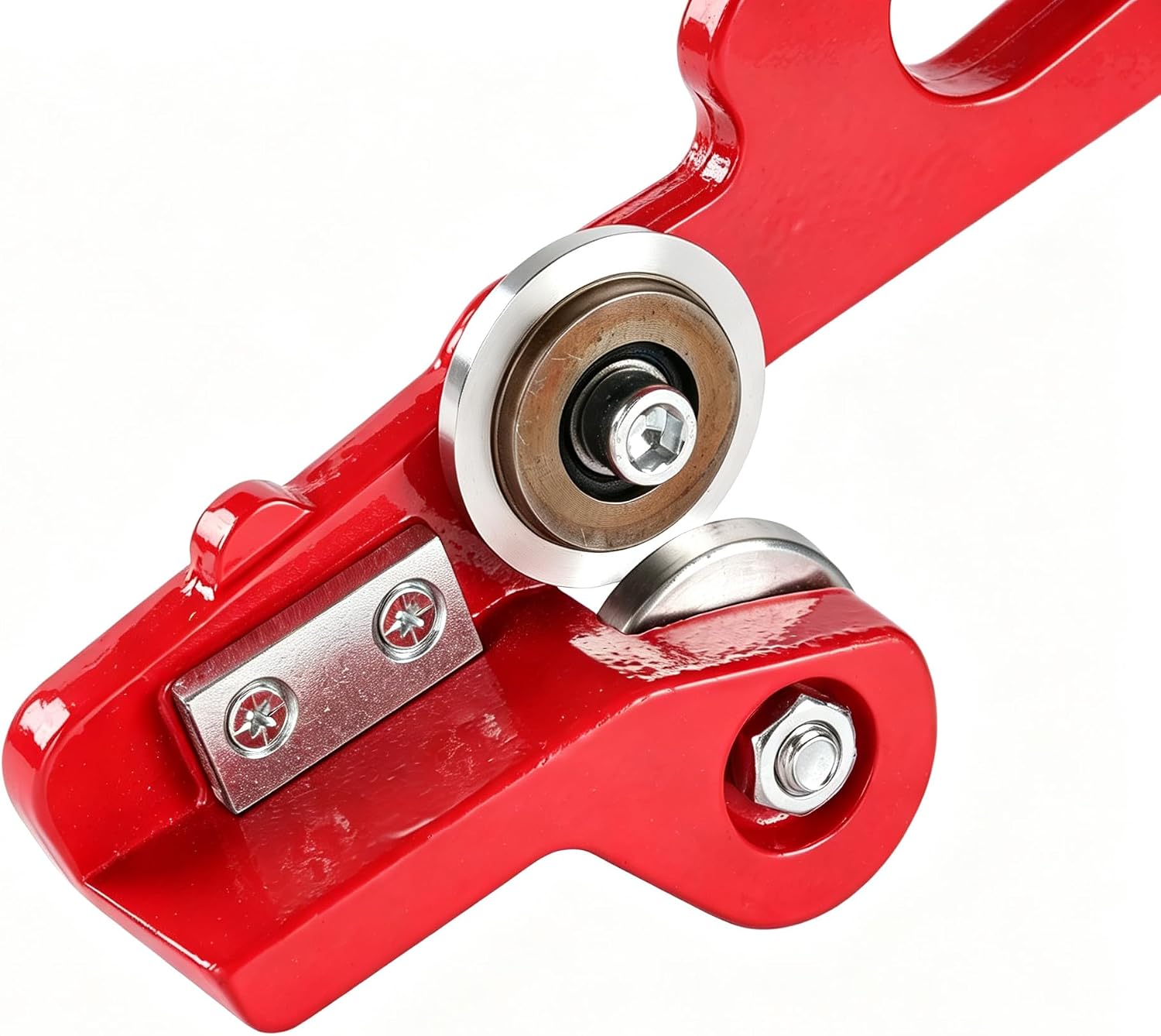 Sheet Metal Cutter Hand Pull Tin Snips Portable Manual Cutting Nippers Double Wheels Scissors Handheld Shears Panel Slitter Tools (9 IN)