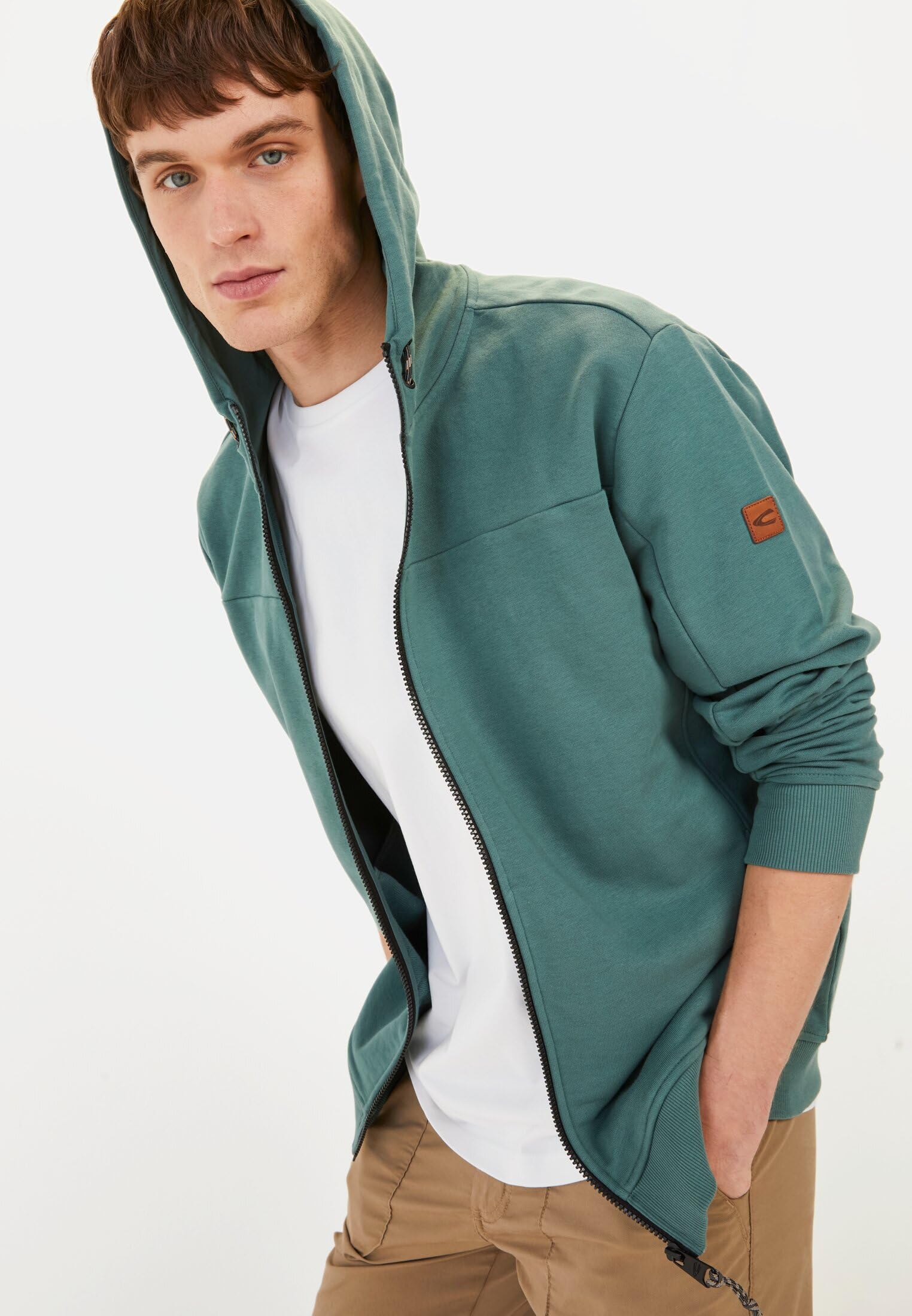 camel active Herren Sweatjacke mit Kapuze