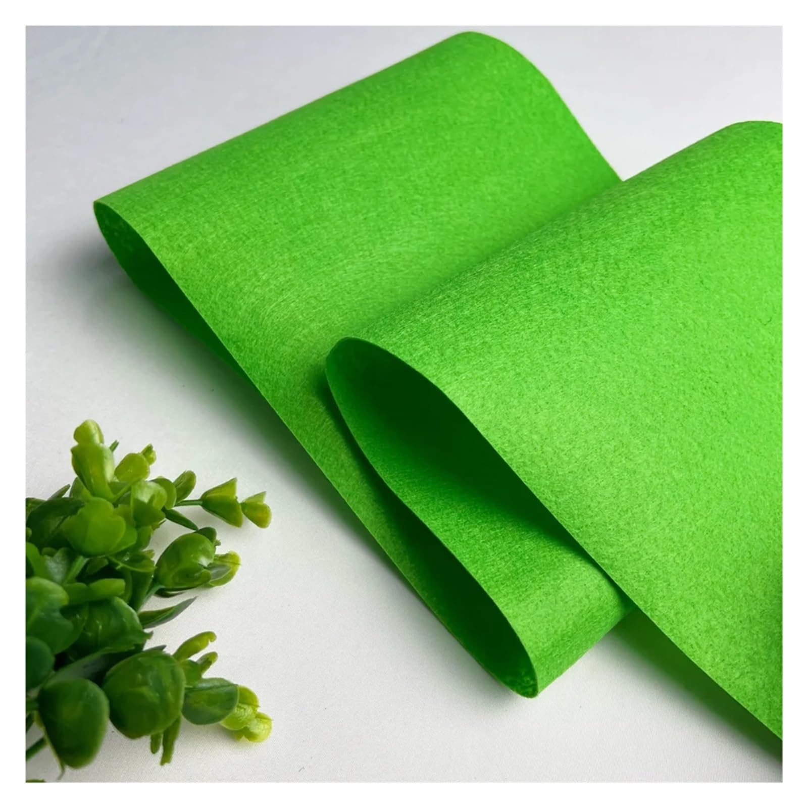 Feutrine Feuille de feutrine rigide 1/2/3 mètre, couleurs assorties, épaisse, idéale for vos projets couture et loisirs créatifs(Forest green,100 x 85cm 1pc)