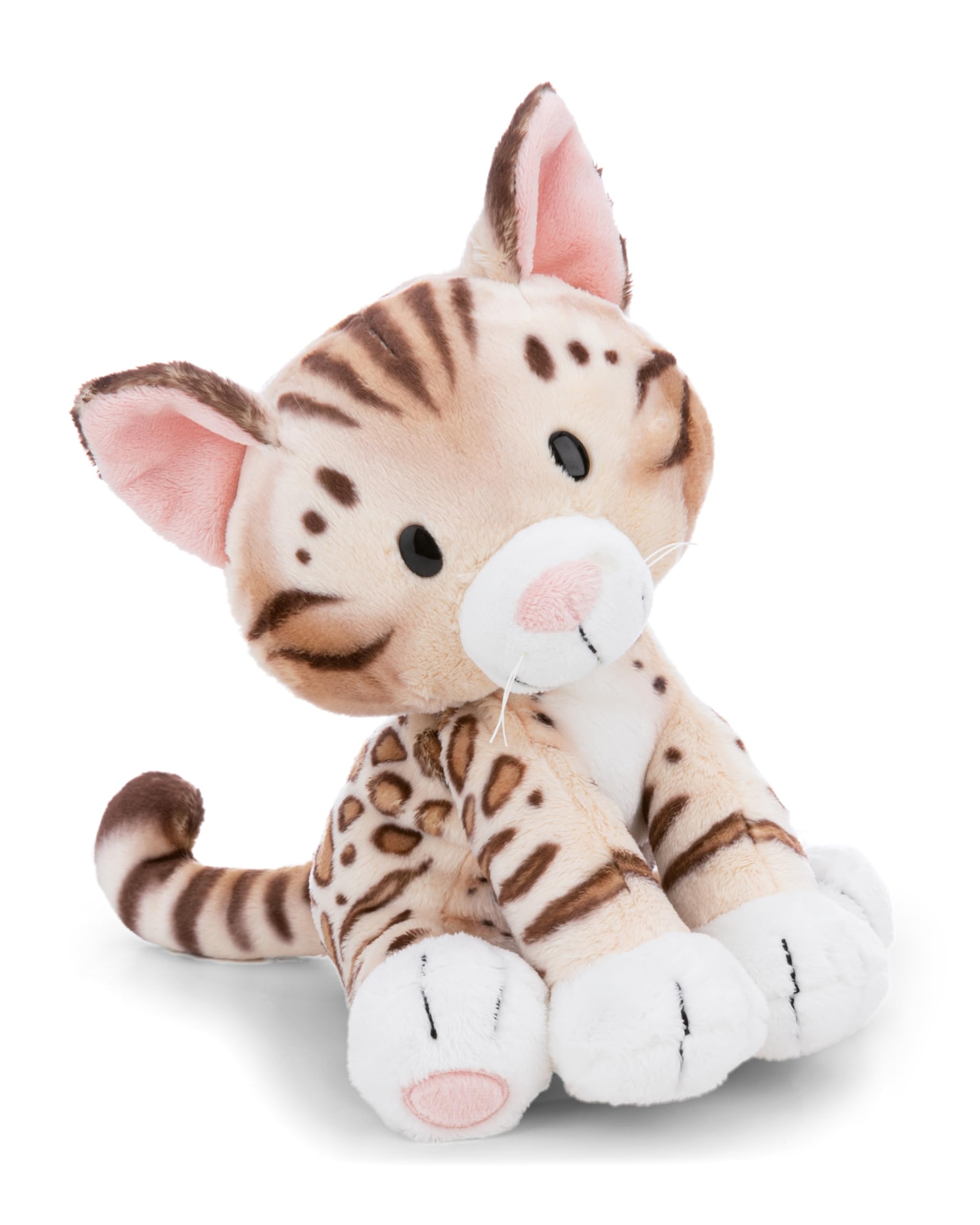 NICI cuddly toy Bengal Cat 25 cm, Brown, Soft Plush Toy, Cute Stuffed Toy for Cuddling & Playing With, Great Gift Idea for Children and Adults - 62147