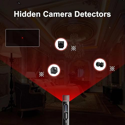Miniatura 3 de Detector de cámara de alta sensibilidad, esencial para viajes, hogar, seguridad de oficina
