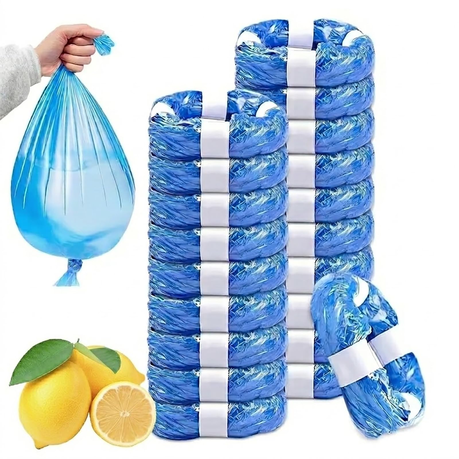 20er-pack Windeleimer Nachfüllkassetten, 4.5M Windeleimer Nachfüllfolie mit Zitronenduft,Geruchsdichte Eingedickte,kompatibel mit Meisten Windeleimern & Katzenstreueimer