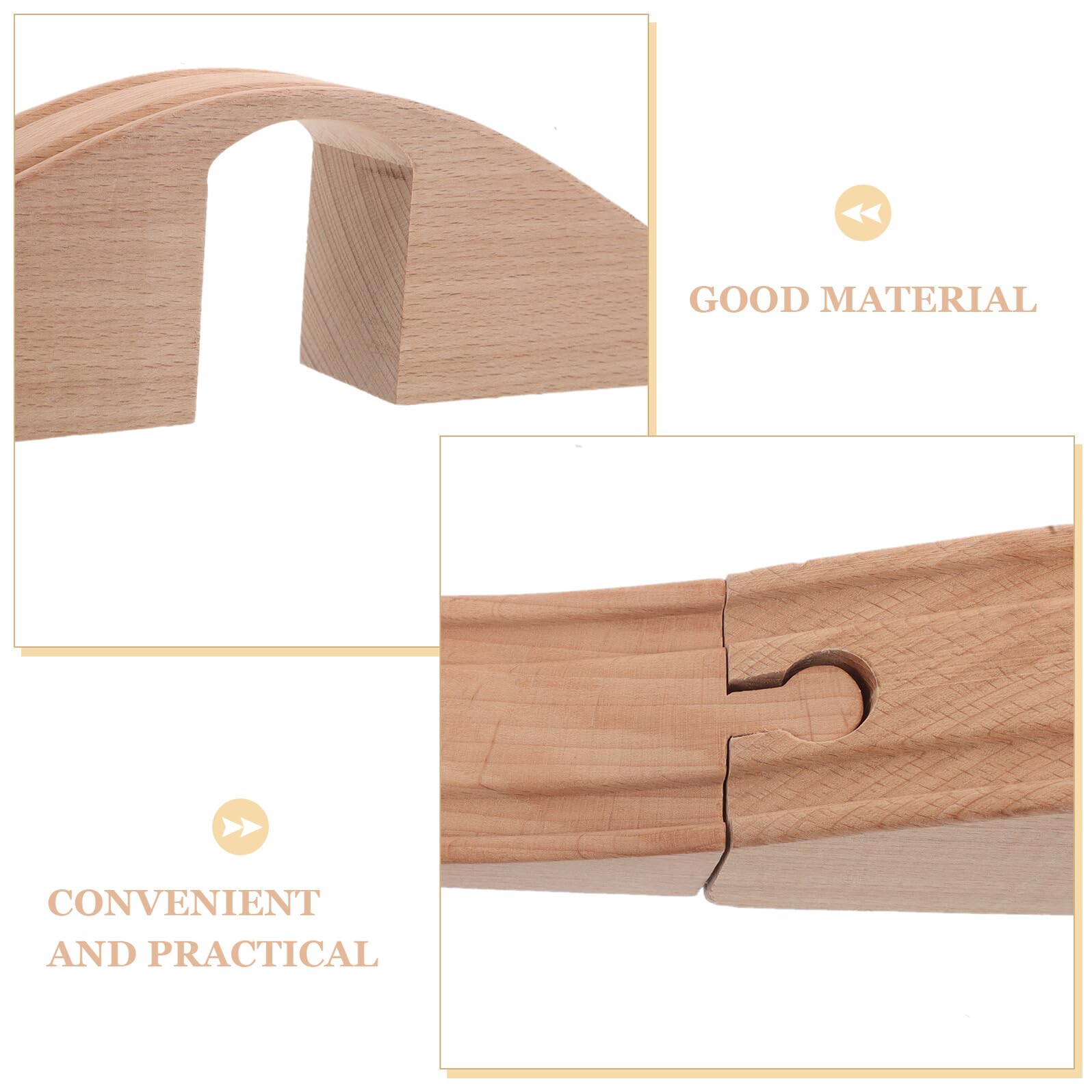 Set Accessori per Pista Giocattolo in Legno con Ponte Singolo, Espansione Trenino Educativo per Ragazzo Ragazza, Kit Costruzione Stimola Creatività e Collaborazione Familiare