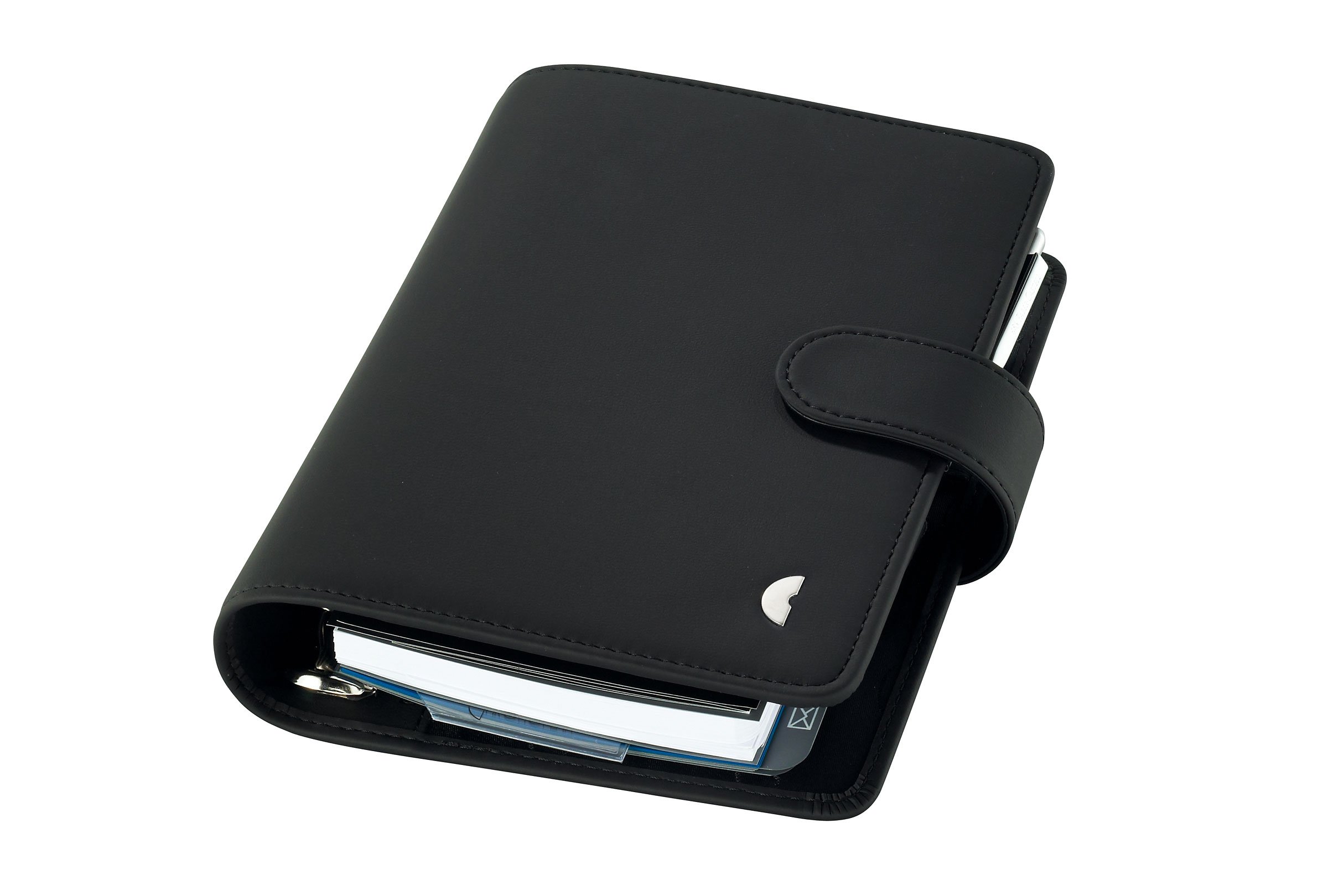 Avery Zweckform 50108 - Porta agenda con raccoglitore ad anelli, 150 x 190 mm, formato standard Midi, chiusura con linguetta