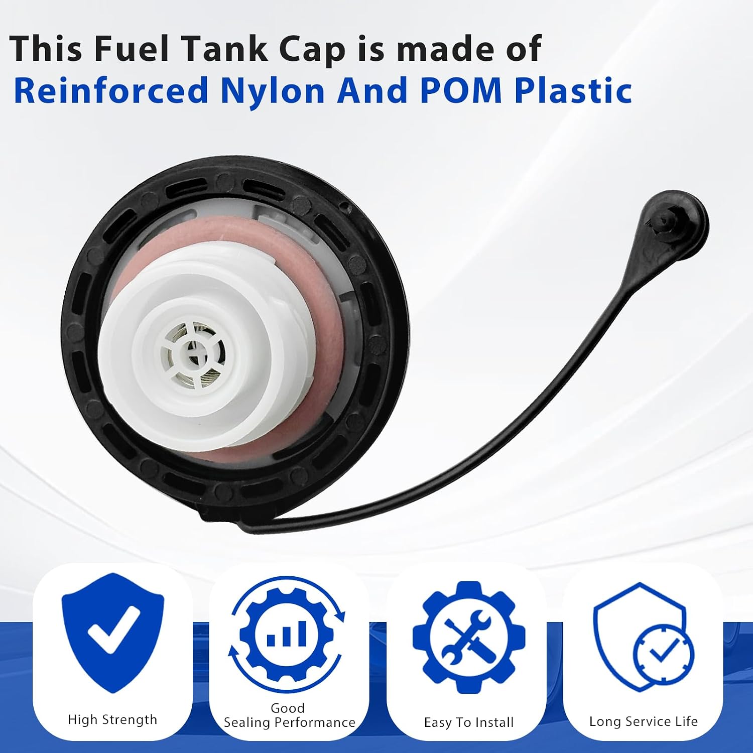 FC1089 Fuel Tank Cap Fuel Cap Gas Cap Compatible with Ford F150-F600 Ranger Edge Escape Fusion Taurus Freestar Lincoln Mark LT MKZ MKX Zephyr Town Car Mercury Mariner Milan Sable Monterey