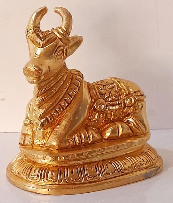 Buy Brass Nandi Nandi Idol Brass Nandi Idols for Pooja Nandi Bull