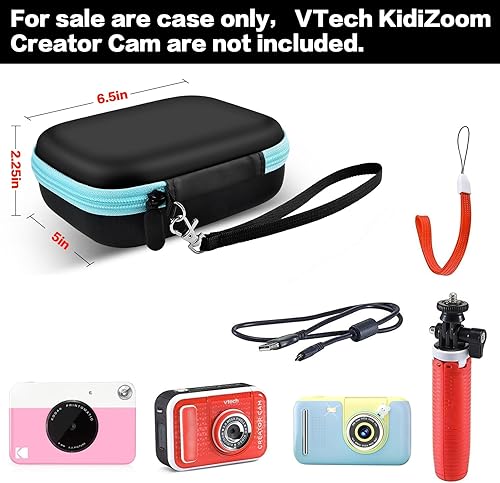 Miniatura 2 de Funda para cámara infantil VTech KidiZoom Creator Cam HD  para cámaras de impresión instantánea digital KODAK Printomatic juguetes, bolsa