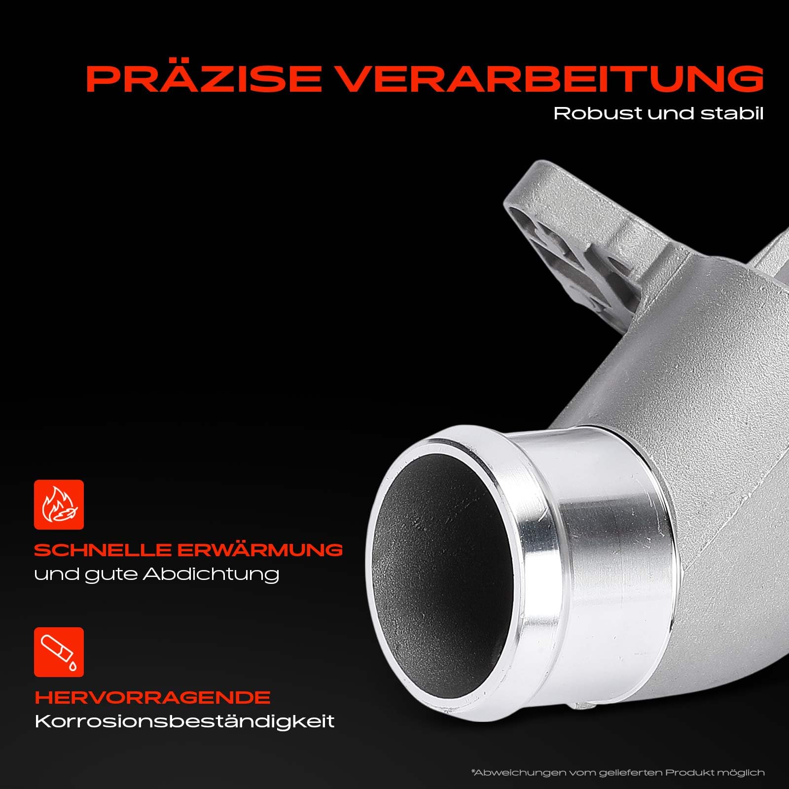 Frankberg Termostato Alloggiamento termostato refrigerante 83°C | Compatibile con B.o.x.s.t.e.r 986 911 Cabriolet 996 911 996 911 Cabriolet 997 B.o.x.s.t.e.r 987 911 Replace# 99610612552