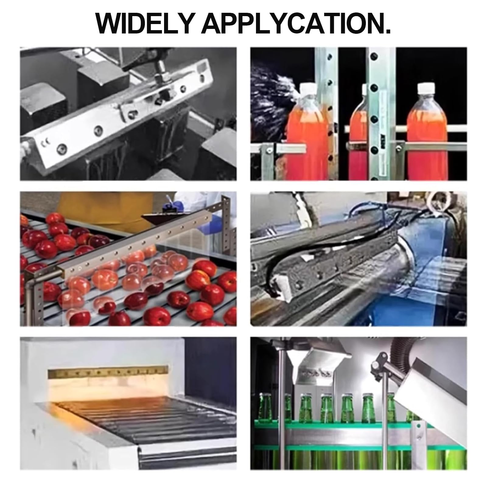 Soffiatore a lama d'aria, lama in lega di alluminio per soffiare polvere con filettatura da 1/4", spazio di uscita 0,05 mm, ideale per la rimozione di polvere e acqua nelle linee di produzione