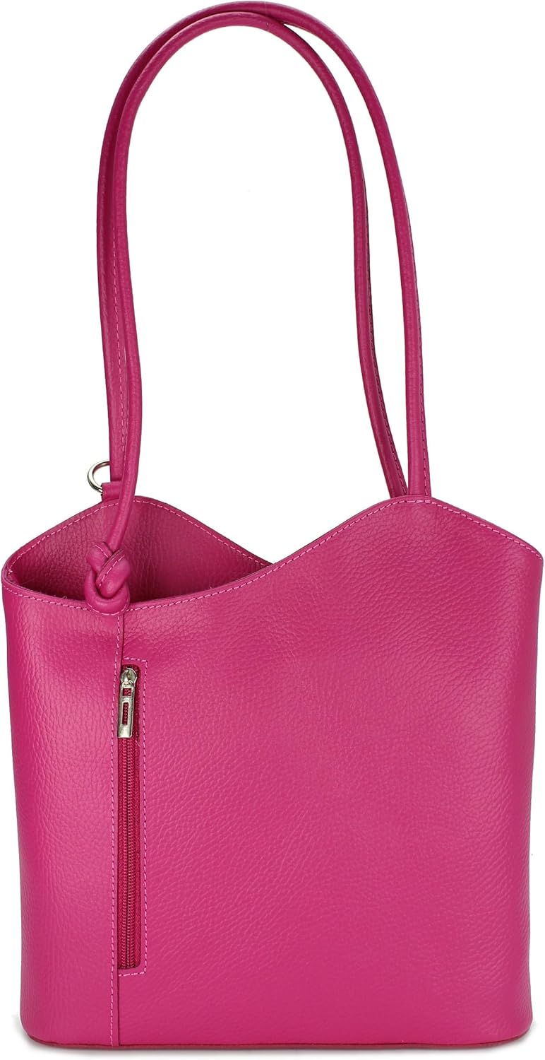 Italsac Cuir " Backpack" Sac À Dos Femme En Cuir, Sac À Main