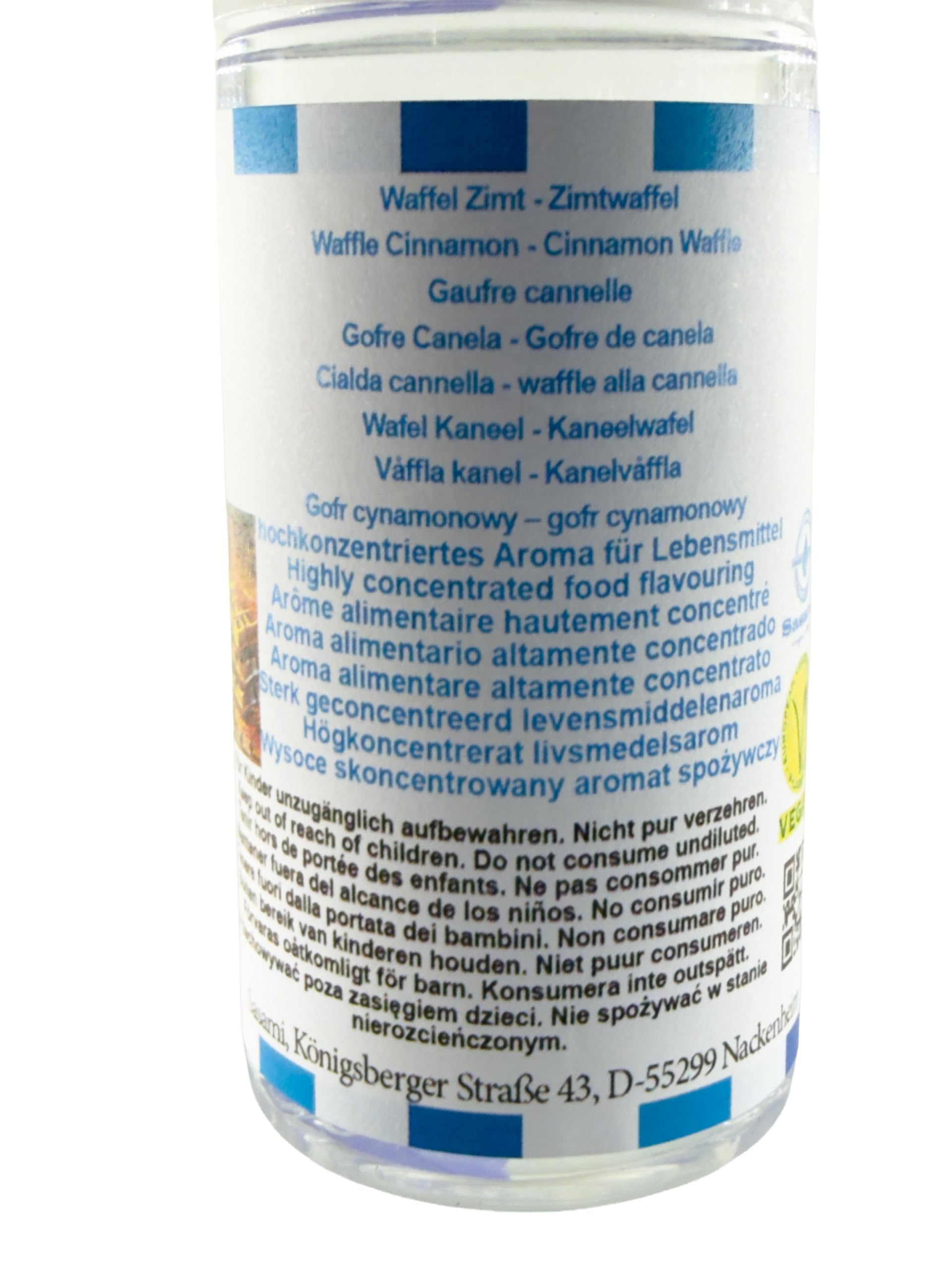 Gofre Canela - Gofre de canela Aroma Concentrado - Vegano - Sasami - 100ml