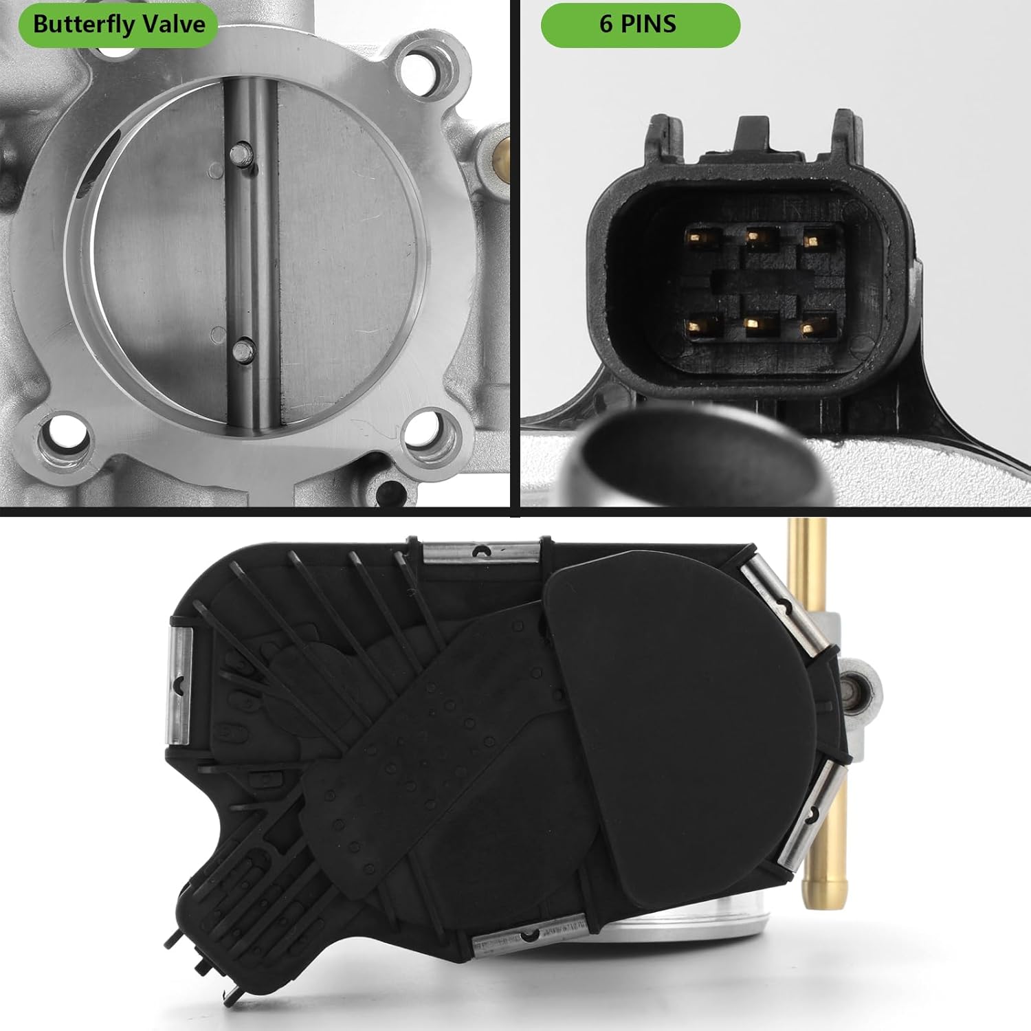 Electronic Throttle Body Assembly Fit for 2009-2017 Chevrolet Sonic Cruze Aveo Aveo5 Cruze Limited, 2009 Pontiac G3, 1.6L 1.8L L4 Engine, Replace # S20204 55561495 55577375 TB1240 825262 0280750562