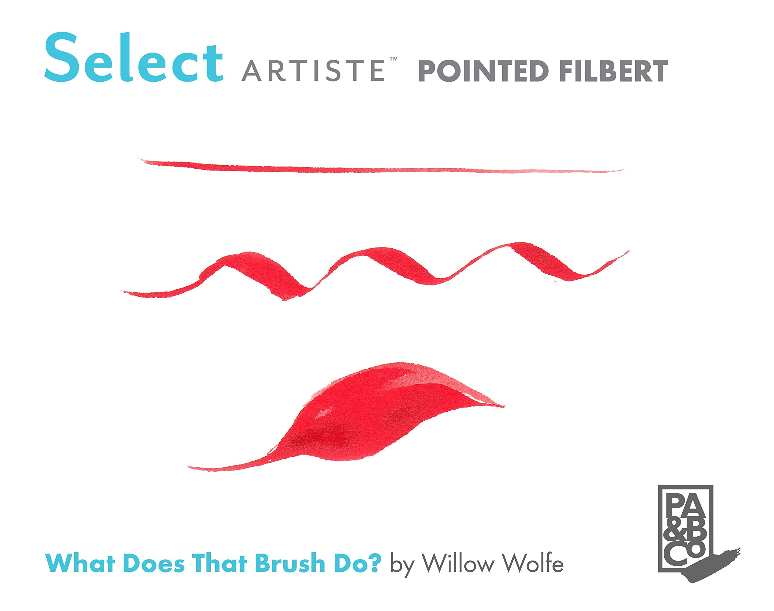 Princeton Art & Brosse en Poils synthétiques Select Brush-Pointed Filbert Taille 4