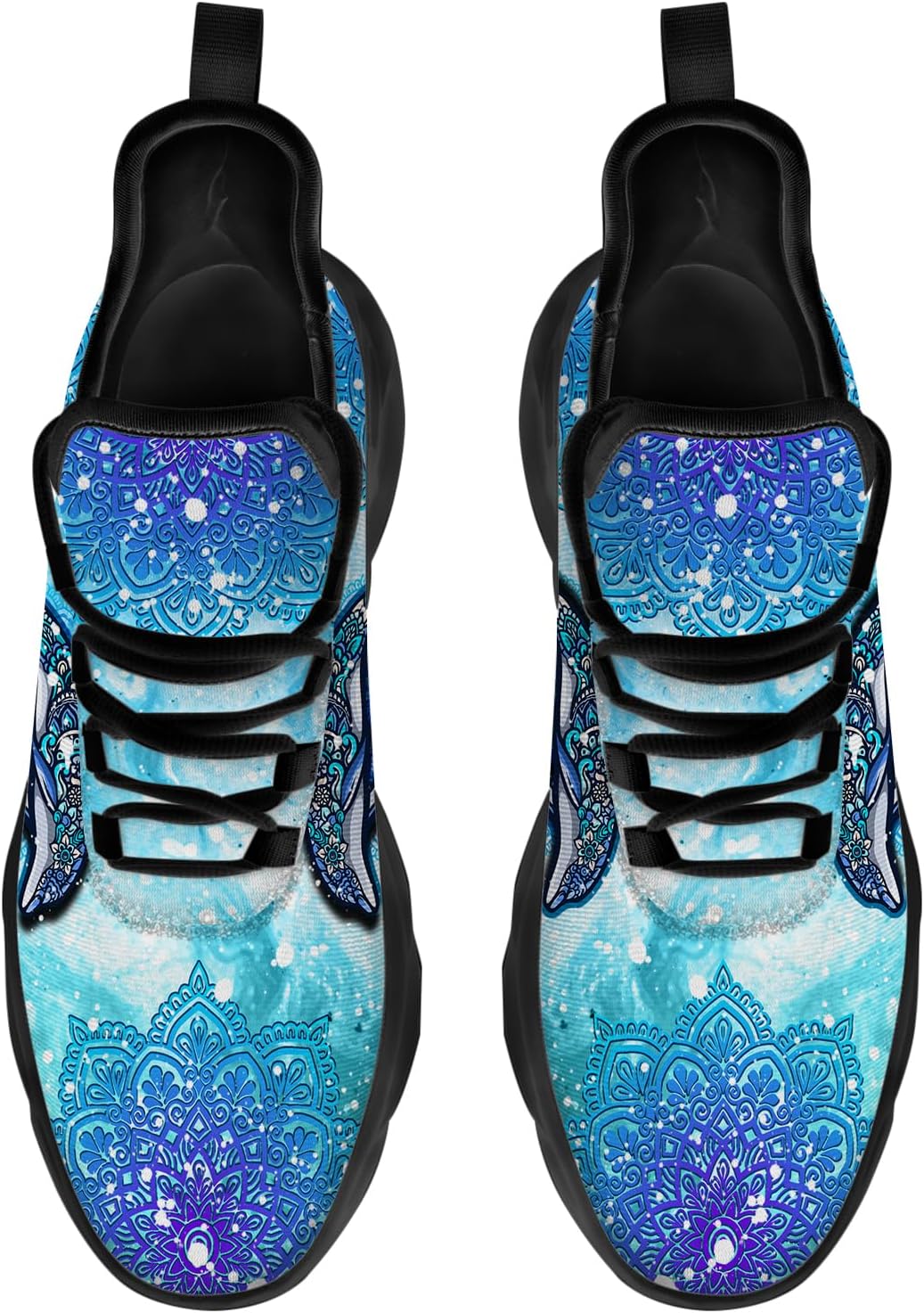 Dolphin Shoes for Women Men Road Running Walking Tennis Breathable Lightweight Sneakers Animal Shoes Gifts for Men Women