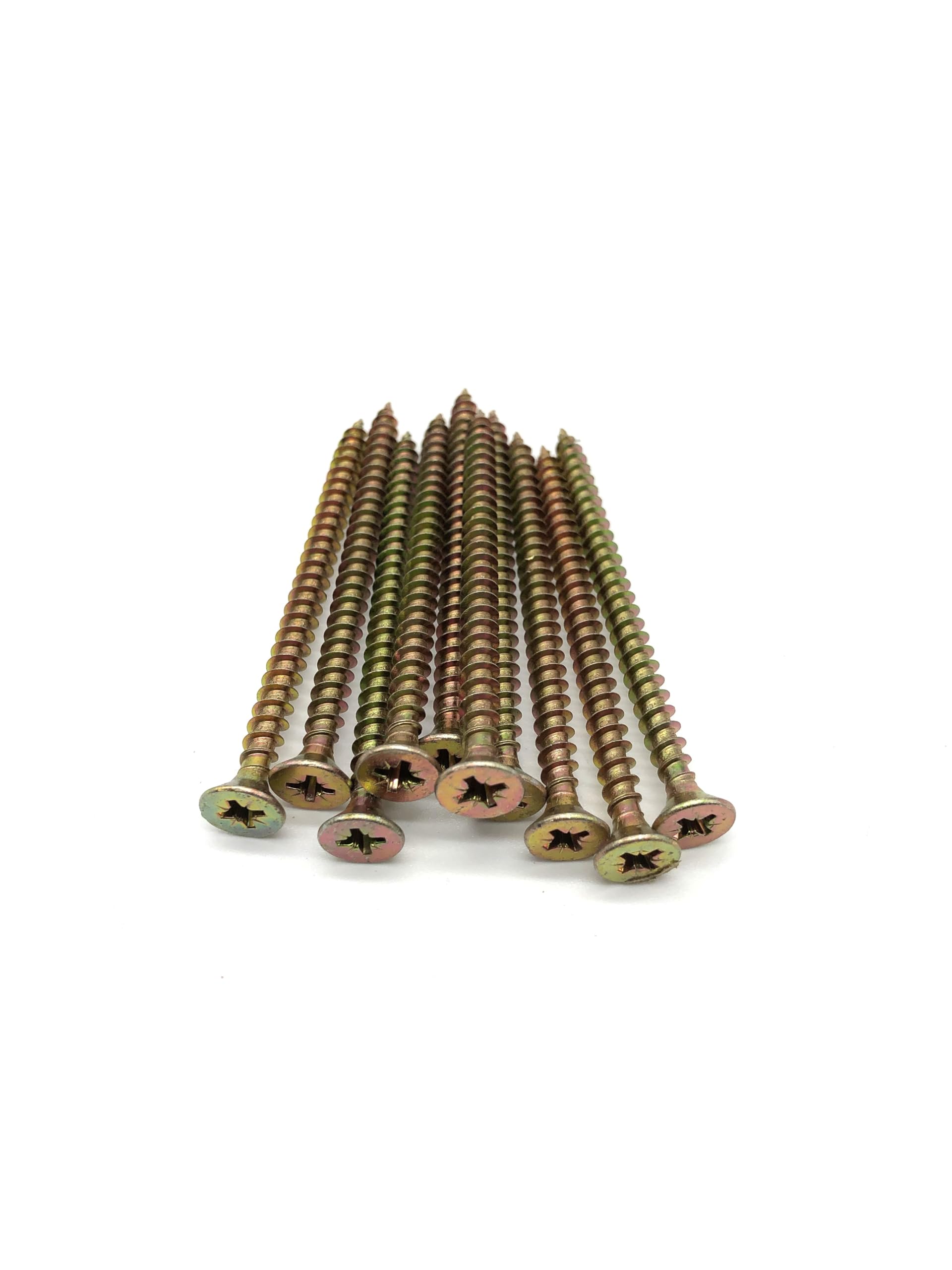 200 Pcs Box of Wood Screws 5mm x 75mm Double Countersunk Premium Easy Drive Woodscrews, Silver