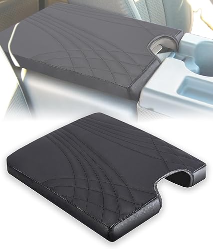 Miniatura 7 de BFVV Funda de consola central para Ford F150 F250 F350 F450 F550 2015-2022 con asiento de salto 402040, funda de consola, funda de asiento de